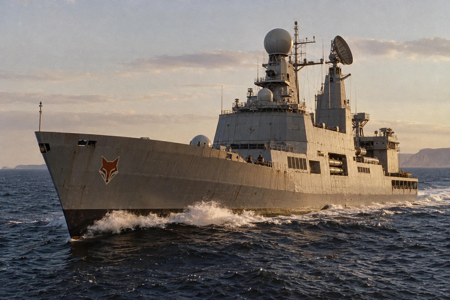 Vulpecula autonomous naval platform underway at sea