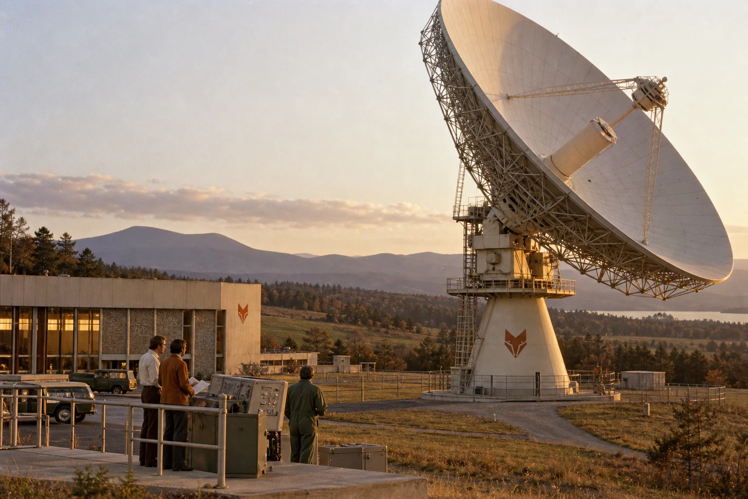 Vulpecula satellite ground-station facilities